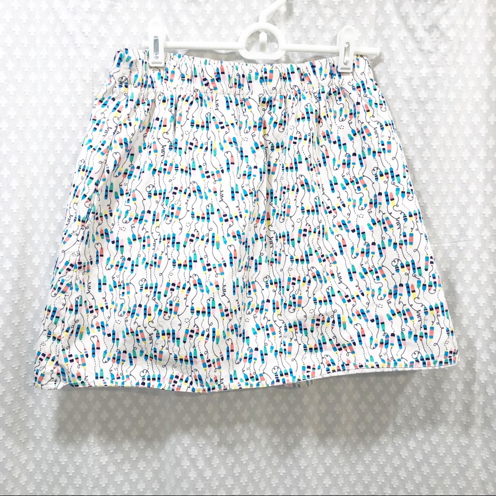 LILLY PULITZER • Callie Oh Buoy print skirt SMALL